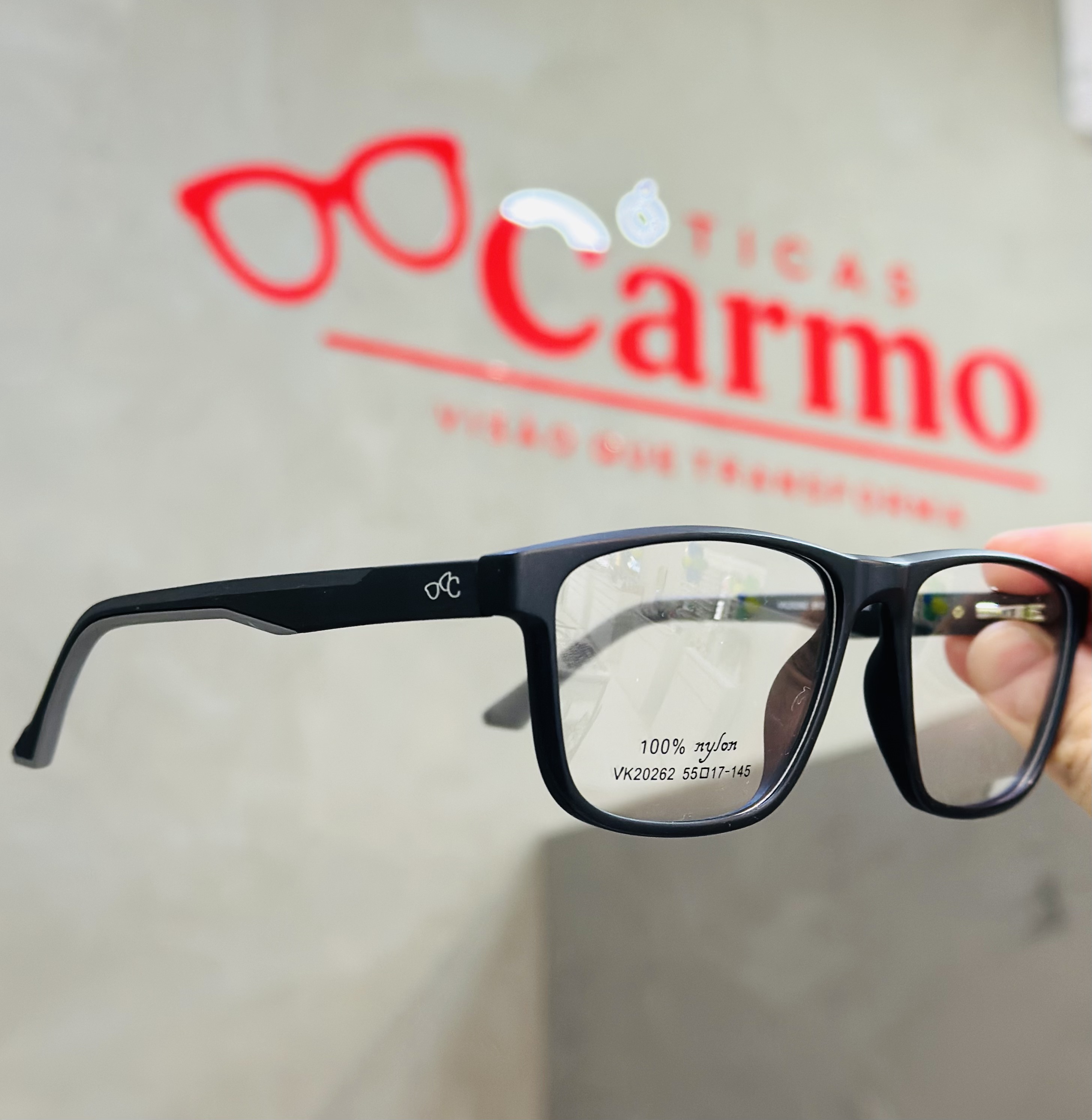 Armação acetato masculina — Óticas Carmo Umuarama