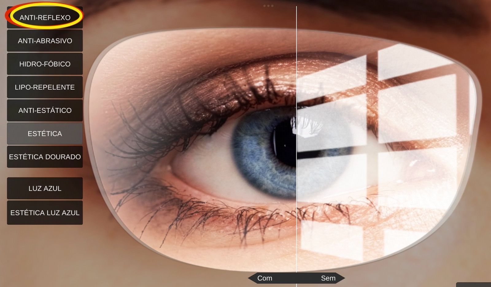 Tratamento antirreflexo para lentes — Óticas Carmo