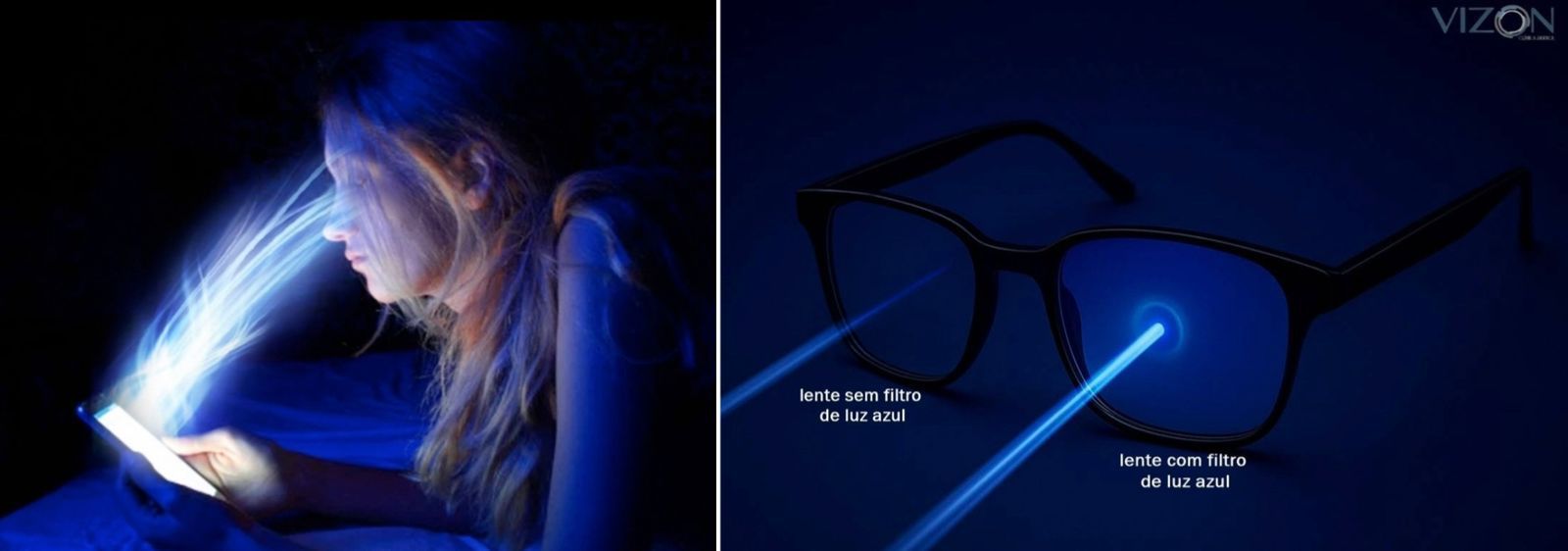 Filtro de luz azul para lentes — Óticas Carmo