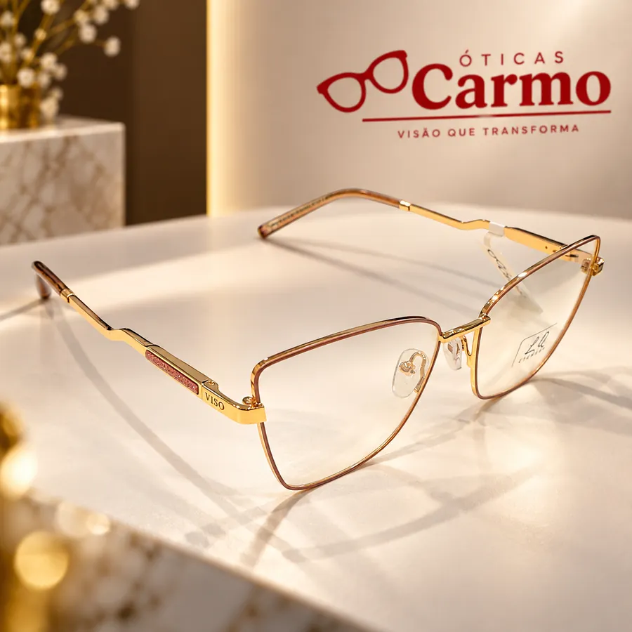 Armação Metal Feminina — Óticas Carmo Umuarama